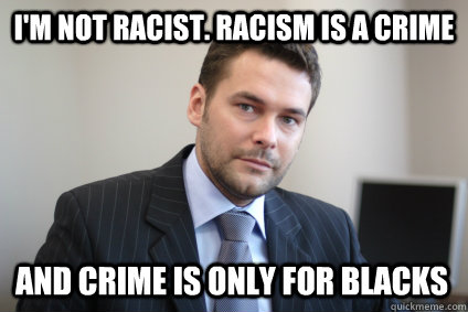 racist white man