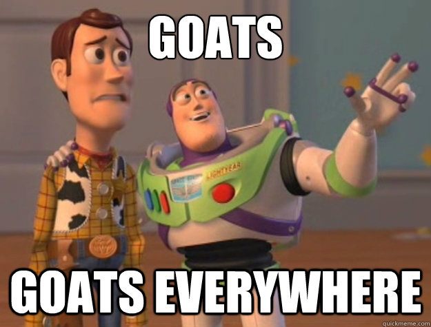 goats goats everywhere - Toy Story