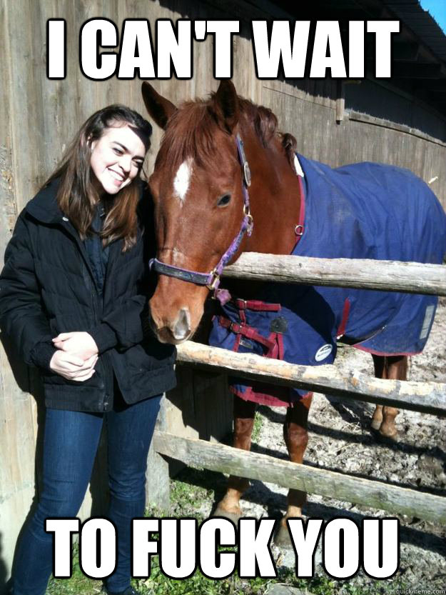 i cant wait to fuck you Sam Horse fuck