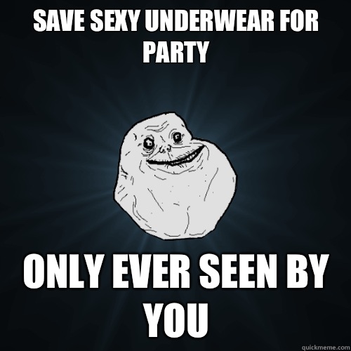 Save sexy underwear for party Only ever seen by you - Forever Alone