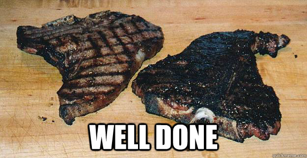 WELL DONE!  