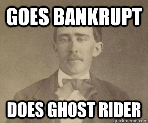 goes bankrupt does ghost rider - Civil War Nick Cage