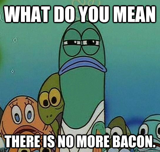 spongebob bacon