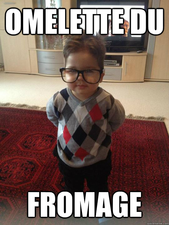 omelette du fromage - Witty Two Year Old