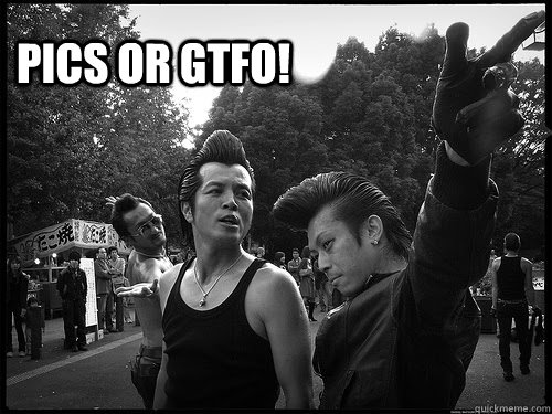 pics or gtfo - Pics or gtfo