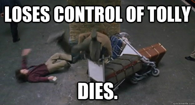 loses control of tolly dies - Hogwarts Freshman
