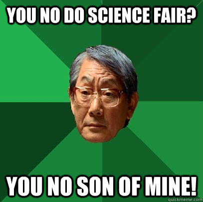 you no do science fair you no son of mine - High Expectations Asian Father