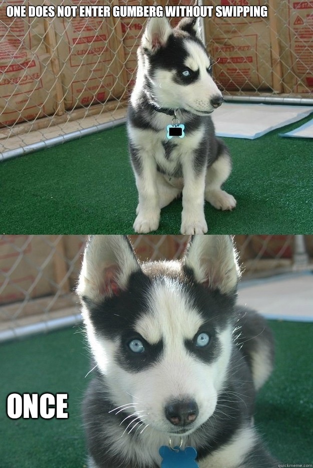 Previous owner hit me with a newspaper once once - Insanity puppy