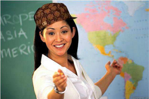 you drove an hour to get to class in the snow well i decid - Scumbag Teacher