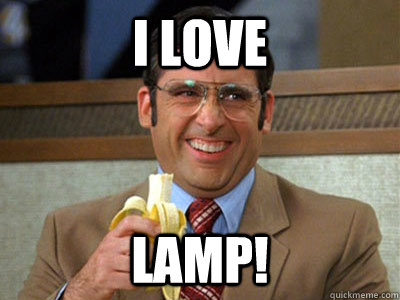 i love lamp - Brick Tamland