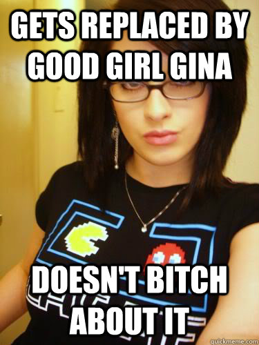gets replaced by good girl gina doesnt bitch about it - Cool Chick Carol