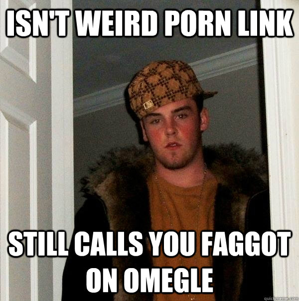 isnt weird porn link still calls you faggot on omegle Scumbag Steve