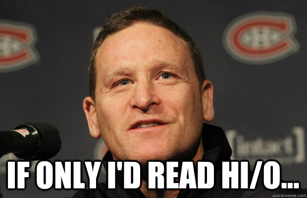 if only id read hio - Dumbass Randy Cunneyworth