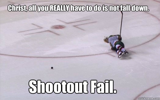 shootout fail christ all you really have to do is not fa -