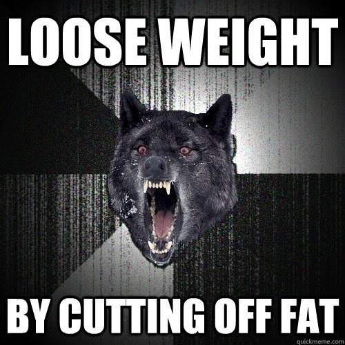 loose weight by cutting off fat - Insanity Wolf