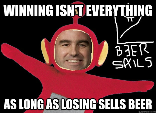 winning isnt everything as long as losing sells beer - Molsons Magic Mantras