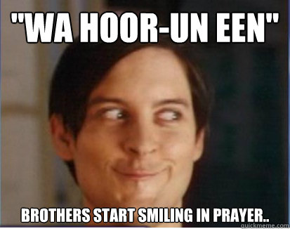 wa hoorun een brothers start smiling in prayer - ISOC