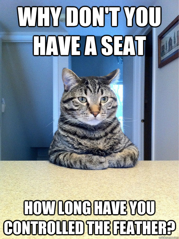why dont you have a seat how long have you controlled the f - Chris Hansen Cat
