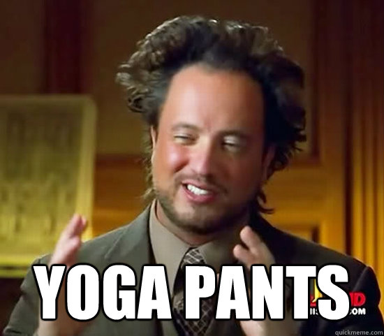 yoga pants - Ancient Aliens