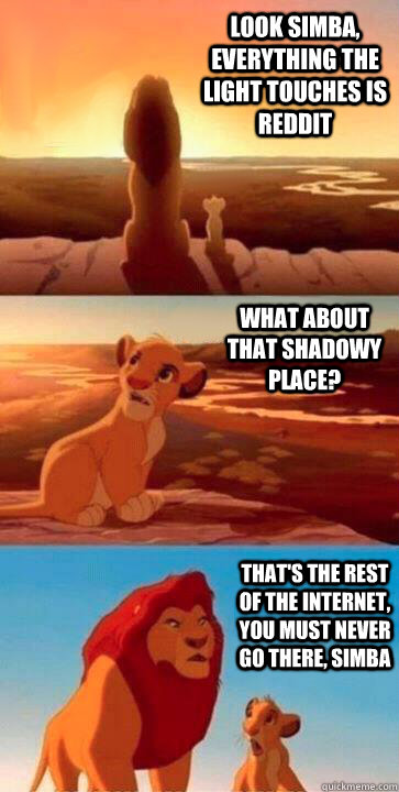 look simba everything the light touches is reddit what abou - SIMBA