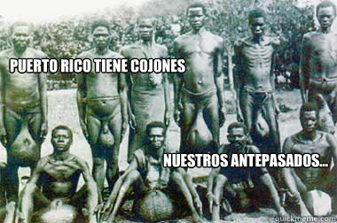 puerto rico tiene cojones nuestros antepasados - PUERTO RICO TIENE COJONES