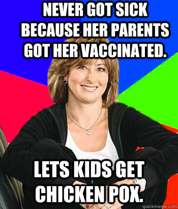 never got sick because her parents got her vaccinated lets - Sheltering Suburban Mom