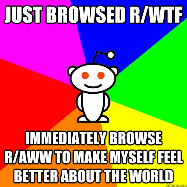 just browsed rwtf immediately browse raww to make myself f - Reddit Alien