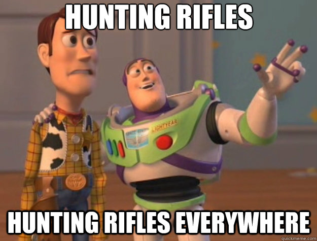 hunting rifles hunting rifles everywhere - Toy Story