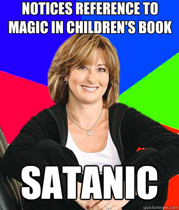 notices reference to magic in childrens book satanic - Sheltering Suburban Mom