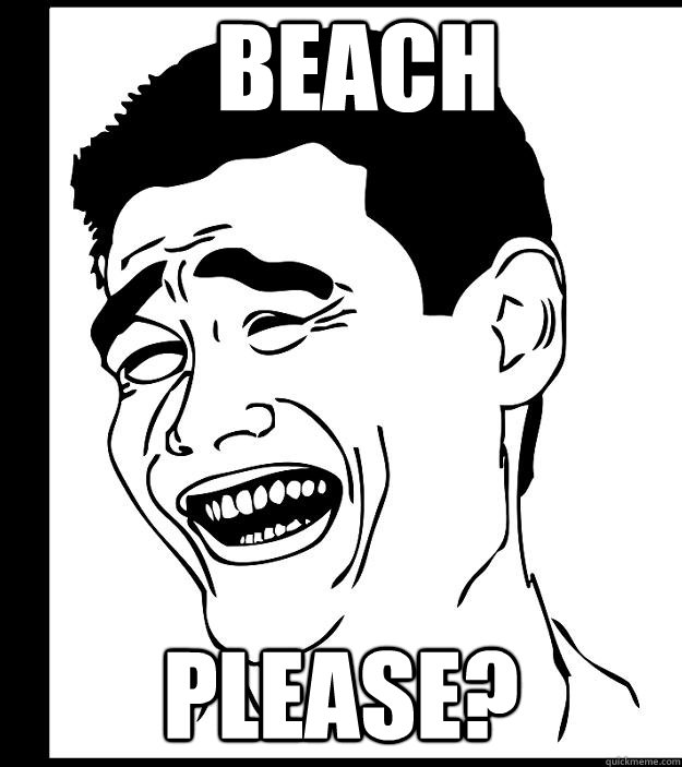 beach please - Yao ming
