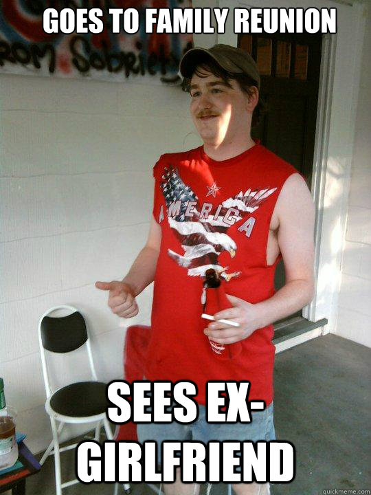 goes to family reunion sees exgirlfriend - Redneck Randal