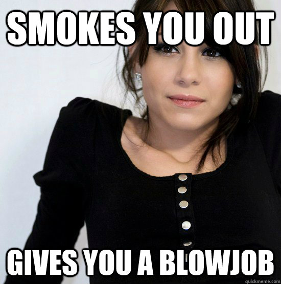 smokes you out gives you a blowjob - Good Girl Gabby