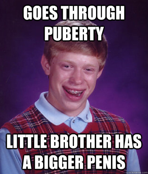 threw puberty Penis