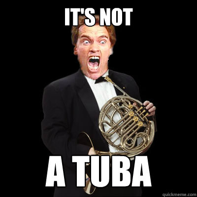 its not a tuba -