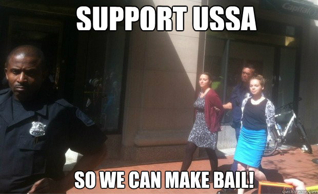 support ussa so we can make bail - Bail Out USSA