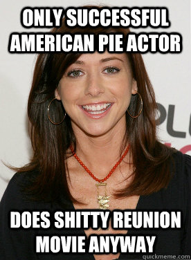 only successful american pie actor does shitty reunion movie -