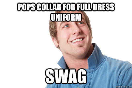 pops collar for full dress uniform swag - Misunderstood D-Bag