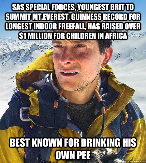 sas special forces youngest brit to summit mteverest guin - Bear Grylls