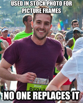used in stock photo for picture frames no one replaces it - Ridiculously photogenic guy