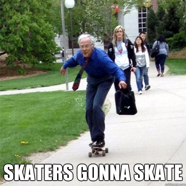 skaters gonna skate - Skating Prof
