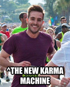 the new karma machine - Ridiculously photogenic guy