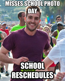 misses school photo day school reschedules - Ridiculously photogenic guy