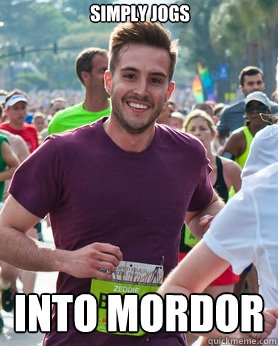simply jogs into mordor - Ridiculously photogenic guy