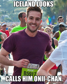 iceland looks calls him oniichan - Ridiculously photogenic guy