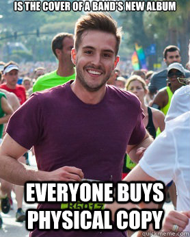 is the cover of a bands new album everyone buys physical co - Ridiculously photogenic guy