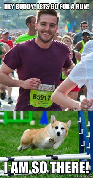 hey buddy lets go for a run i am so there - Ridiculous Attractiveness