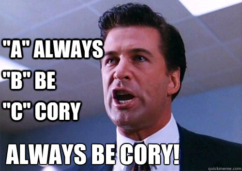 a always b be c cory always be cory - Cory Booker