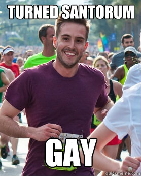 turned santorum gay - Ridiculously photogenic guy