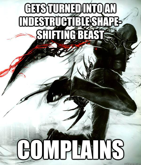 gets turned into an indestructible shapeshifting beast comp -