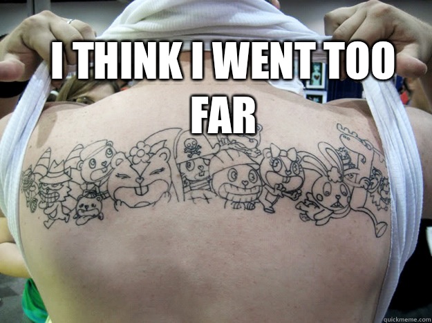 I think I went too far - Real Happy Tree Friends Fan